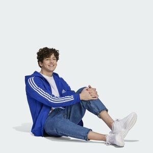 adidas [M - XL] Essentials Fleece 3-Stripes Full-Zip Track Jacket Hoodie IJ6491